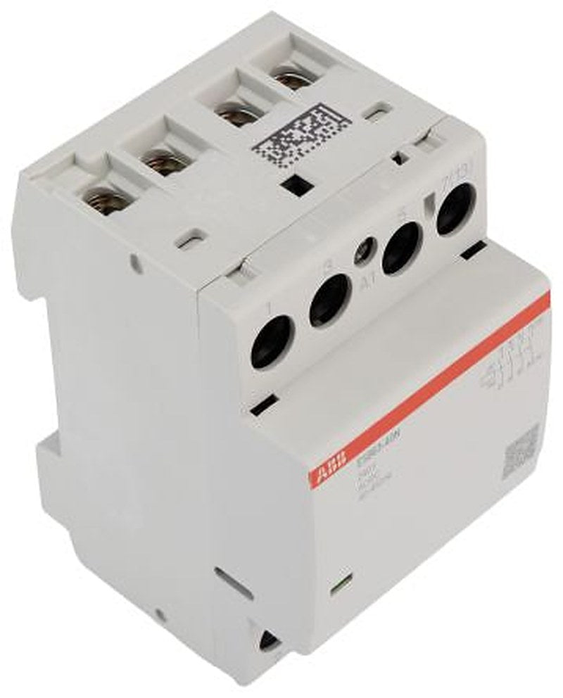 ABB ESB63 Contactor, 240V ac/dc Coil, 4-Pole, 63 A, 43.6 kW 240V ac/dc, 4 NO, 400V