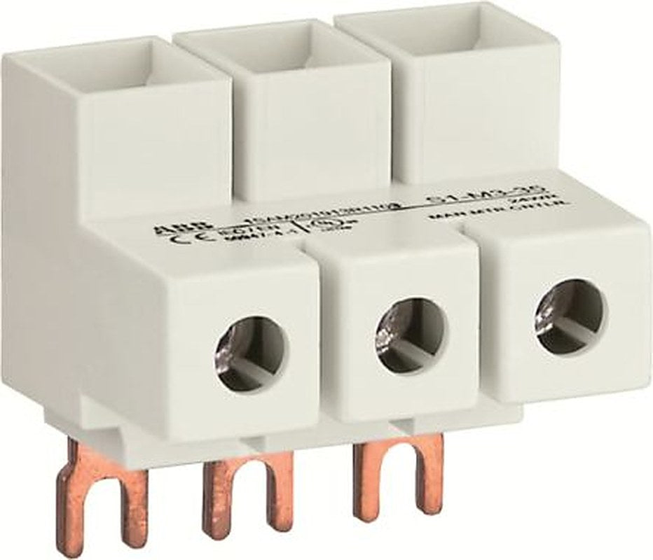 ABB 3-Phase Power Infeed Block S1-M3-35 Series Power Feed for Use with MS116, MS132, MO132