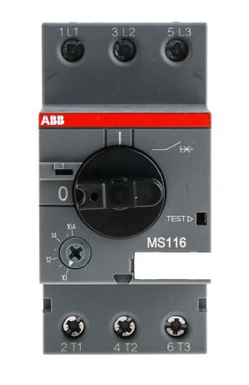 ABB 16A MS116 Motor Protection Circuit Breaker, 600V, 55 °C, -25 °C