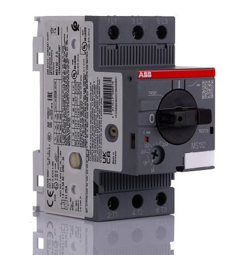 ABB 1.6A, 2.5 A MS132 Motor Protection Circuit Breaker, 600V, 70 °C, -25 °C