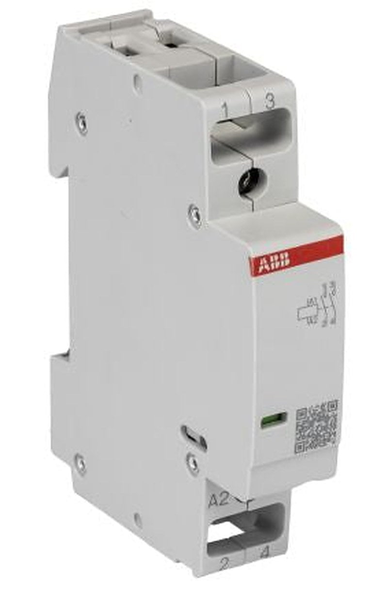 ABB ESB20 Contactor, 110V ac Coil, 2-Pole, 20 A, 4.6 kW 110V ac, 2 NO, 250V