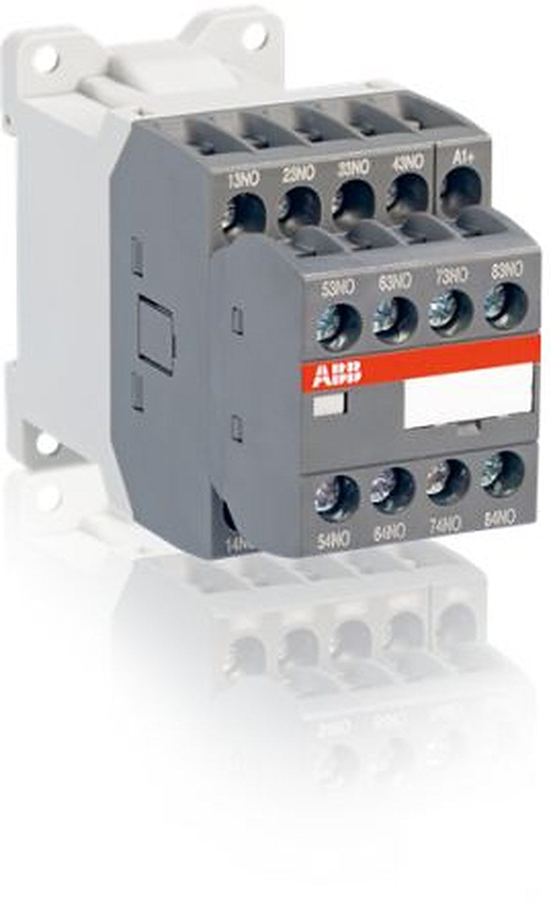 ABB NSL Contactor Relay, 24V dc Coil, 8-Pole, 4 A 24V dc, 7 NO/1 NC, 690V