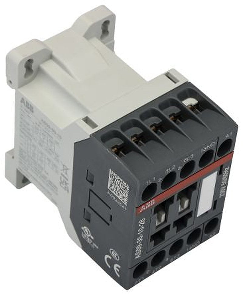 ABB Contactor, 230V Coil, 3-Pole, 22 A, 2.2 kW 24V, 3 NO
