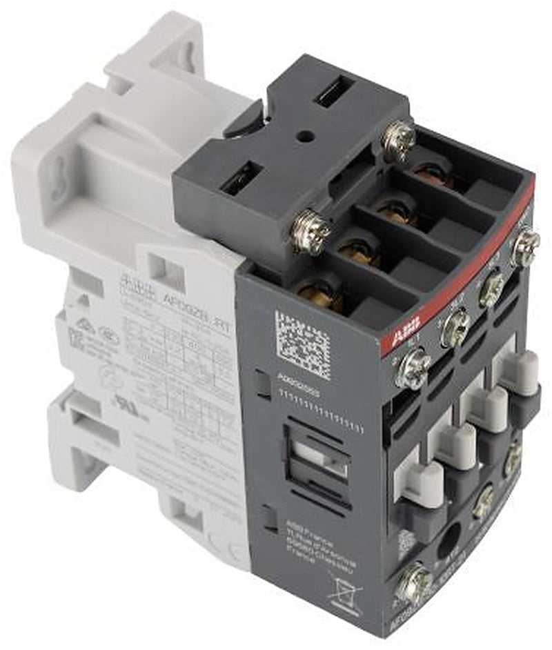 ABB AF Contactor, 60V Coil, 3-Pole, 25 A, 4 kW 24V, 3 NO