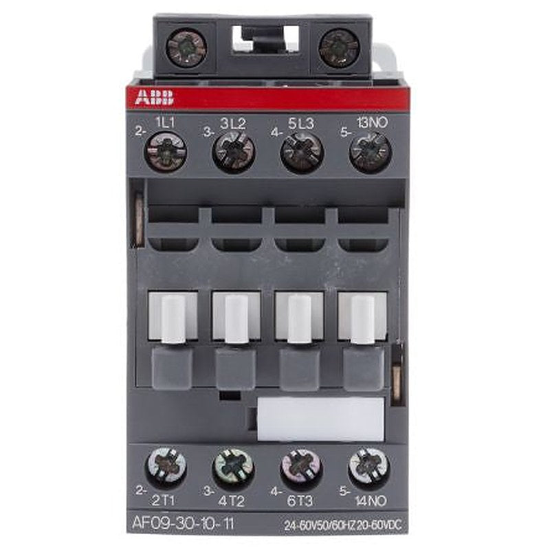 ABB AF09 Contactor, 24V ac/dc Coil, 3-Pole, 25 A, 4 kW 60V, 3 NO, 690V ac