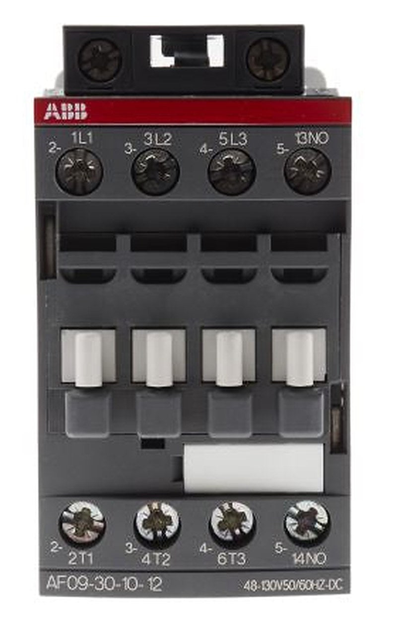 ABB AF09 Contactor, 130V ac/dc, 48 V ac/dc Coil, 3-Pole, 7 A, 4 kW 130V ac/dc, 3 NO, 690V ac