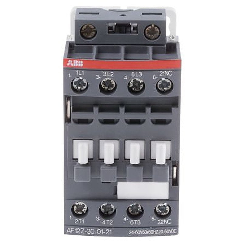 ABB AF12 Contactor, 60V dc Coil, 3-Pole, 28 A, 5.5 kW 60V dc, 3 NO, 690V ac