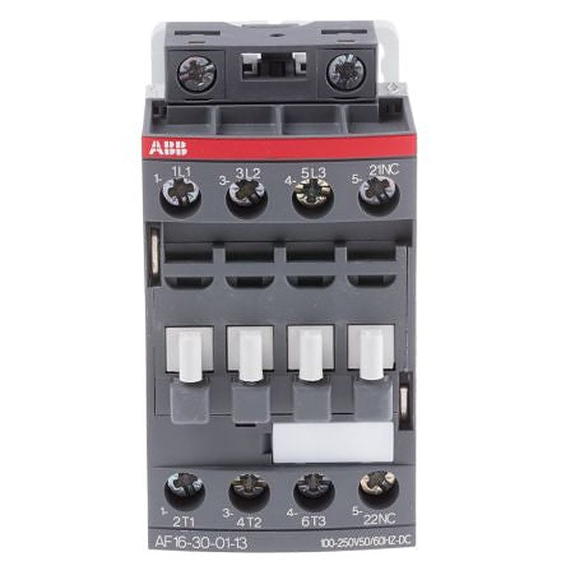 ABB AF16 Contactor, 230V ac Coil, 3-Pole, 10.5 A, 7.5 kW 250V, 3 NO, 690V ac