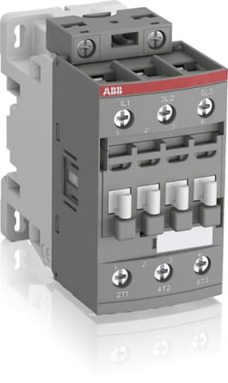 ABB AF Contactor, 130V Coil, 3-Pole, 45 A, 11 kW 130V, 3 NO