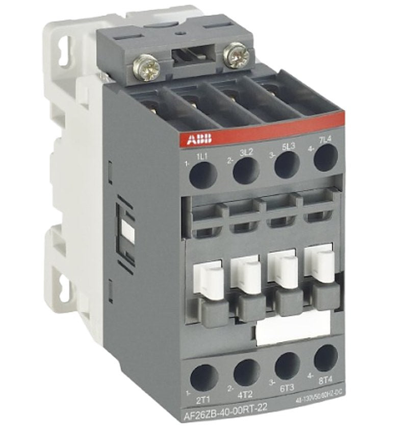 ABB AF26ZB Contactor, 130V, 48 V Coil, 4-Pole, 45 A, 11 kW 130V, 48 V, 4 NO, 690V