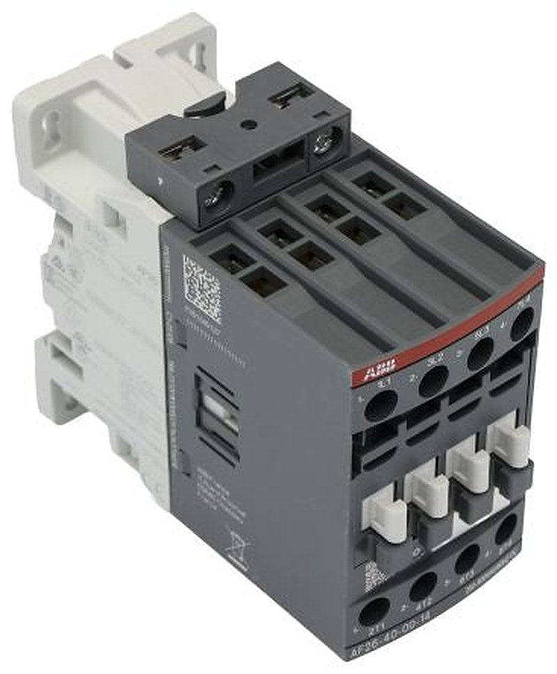 ABB AF26 Contactor, 250V ac/dc, 500 V ac/dc Coil, 4-Pole, 45 A, 11 kW 500V, 4 NO, 690V ac