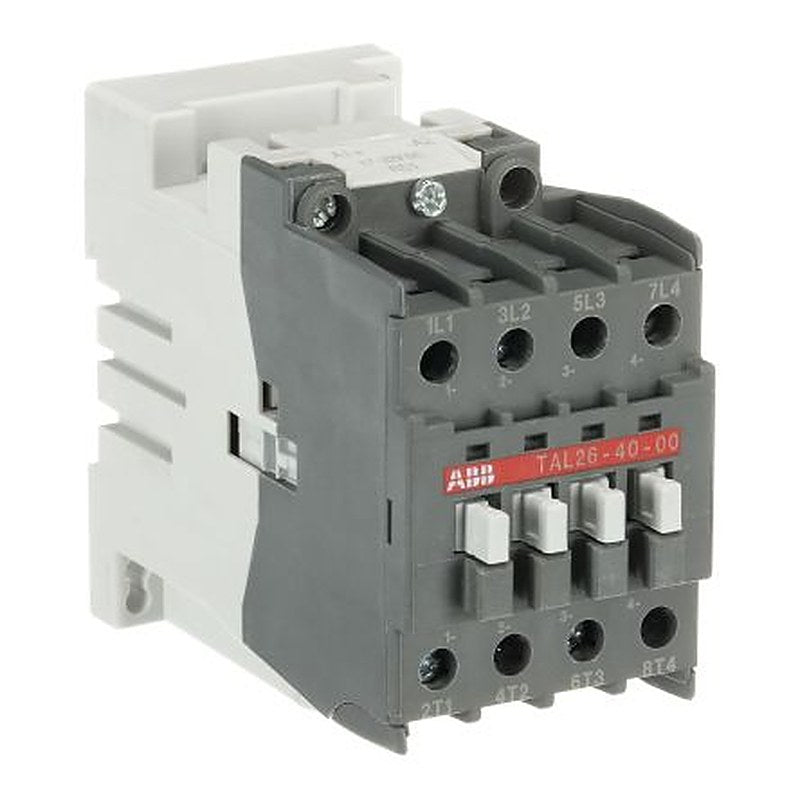 ABB TAL26-40-00 17-32V DC Contactor, 17V, 32 V Coil, 4-Pole, 45 A 17V, 32 V, 4 NO, 690V