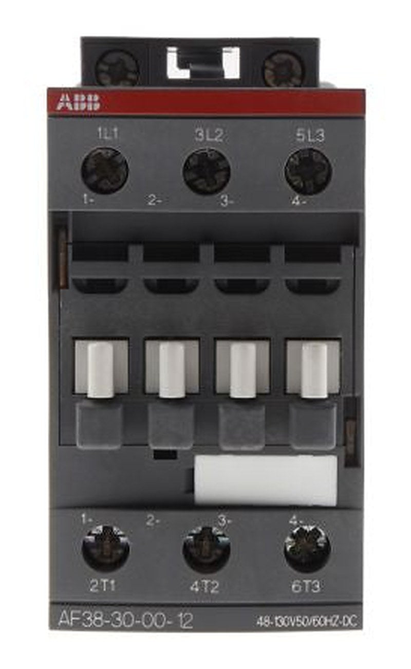 ABB AF38 Contactor, 230V ac Coil, 3-Pole, 24 A, 18.5 kW 130V, 3 NO, 690V ac