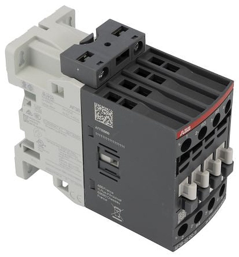 ABB AF38 Contactor, 24V ac/dc Coil, 4-Pole, 55 A, 18.5 kW 60V, 2 NO/2 NC, 690V ac