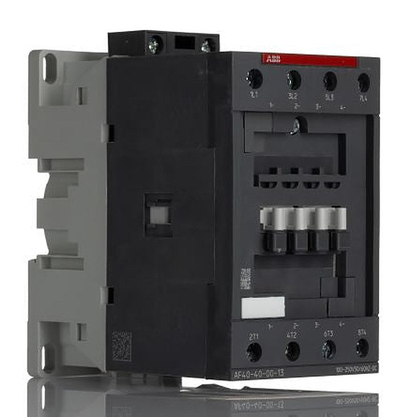ABB AF40 Contactor, 230V ac Coil, 4-Pole, 70 A, 18.5 kW 250V, 4 NO, 690V ac