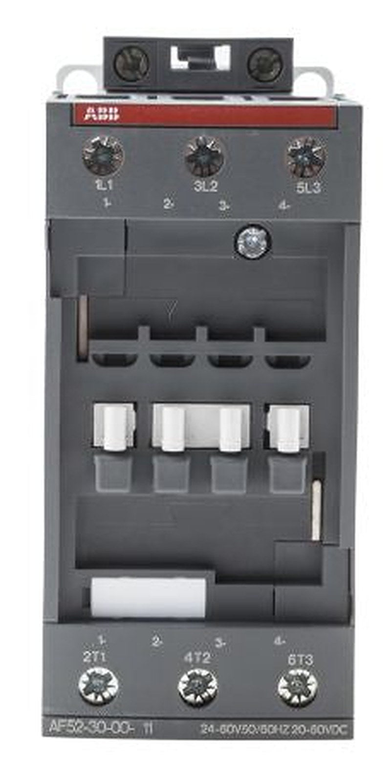 ABB AF52 Contactor, 24V ac/dc Coil, 3-Pole, 100 A, 22 kW 60V, 3 NO, 690V ac