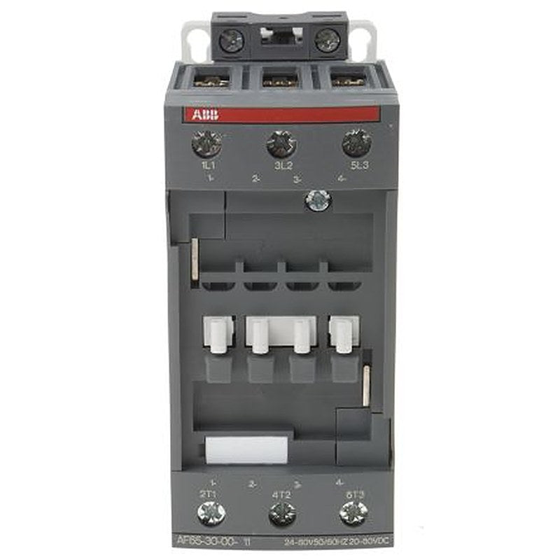 ABB AF65 Contactor, 24V ac/dc Coil, 3-Pole, 105 A, 30 kW 60V, 3 NO, 690V ac