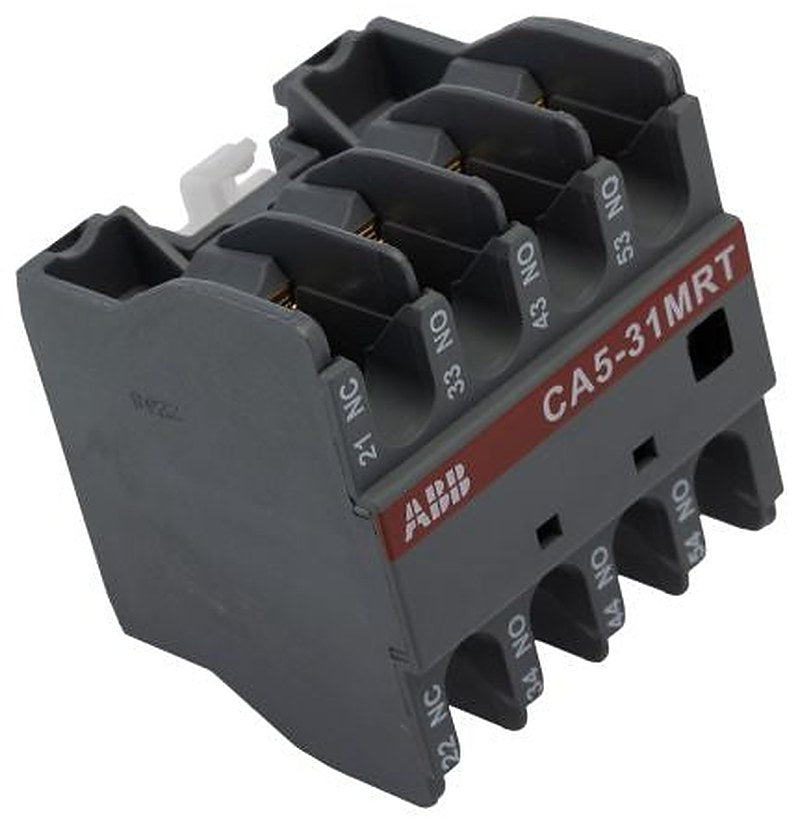 ABB Auxiliary Contact Block, 4 Contact, 3 NO/1 NC, 1SBN01, Front, 4 A, 690V, 1SBN010042R1131