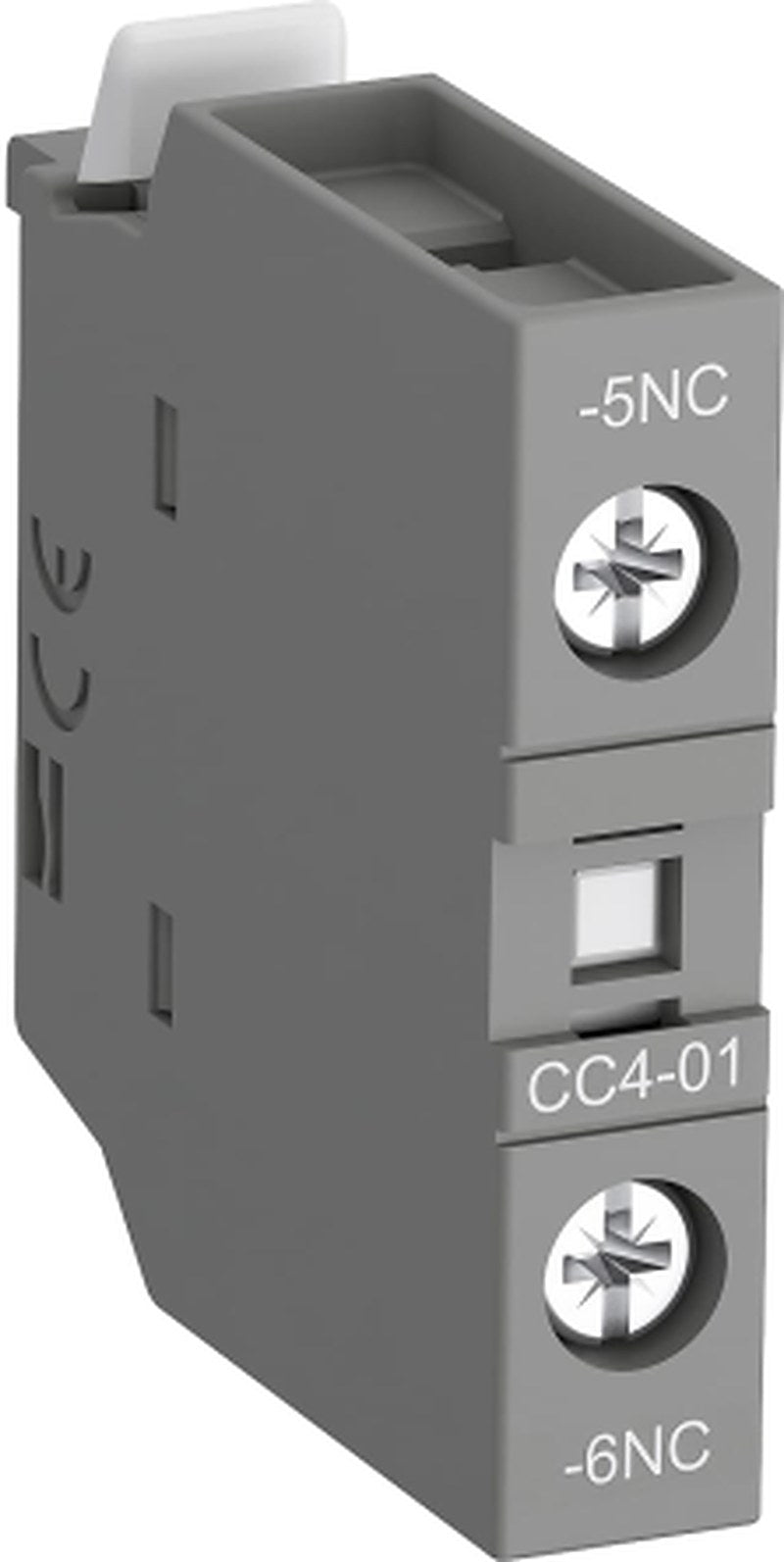 ABB Auxiliary Contact, 1 Contact, 1 NC, CC4, Front, 6 A, 600 V dc, 690V ac, 1SBN010111R1001 CC4-01