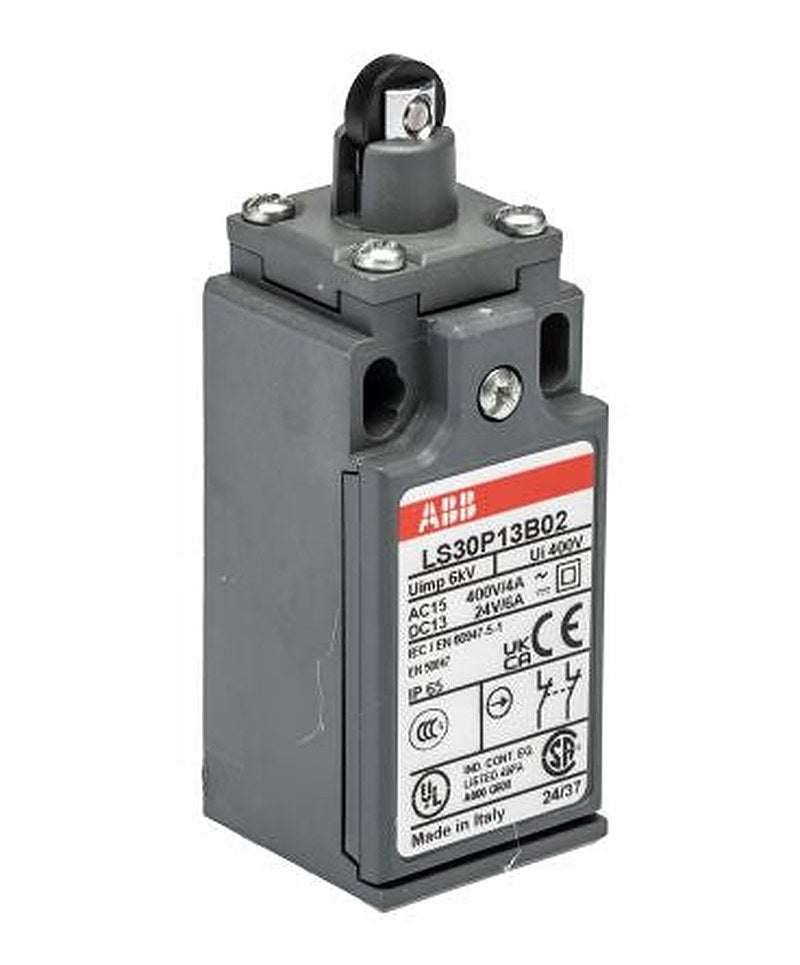 ABB Roller Lever Limit Switch, 2 NC, IP65, Fibreglass Housing, 600V