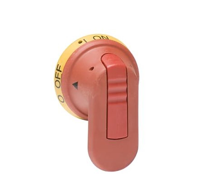 ABB Red, Yellow Rotary Handle, 65 mm, 1SCA0 Series