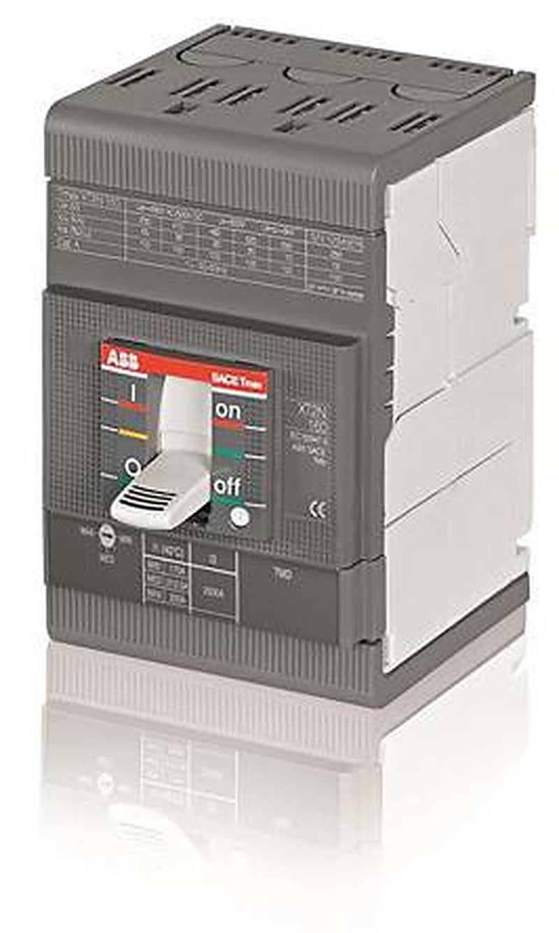 ABB, SACE Tmax XT, XT2N 160 TMD 20-300 3p F F Molded Case Circuit Breaker 3-Pole 20A, Breaking Capacity 36 kA