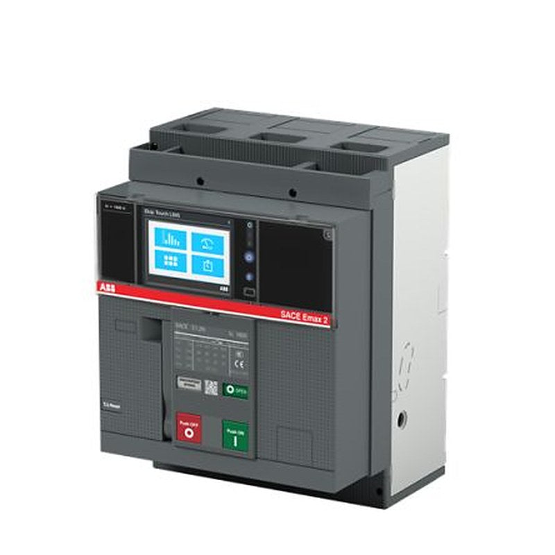 ABB Emax2 Emax 2 Miniature Circuit Breaker, 3-Pole, 800A, 50 kA, 690V ac AC, 66 kA Breaking Capacity