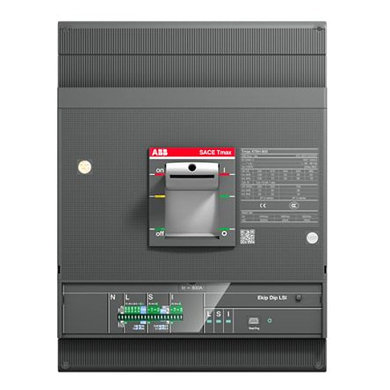 ABB, SACE Tmax XT, XT6S Molded Case Circuit Breaker 3-Pole 800A, Breaking Capacity 22 kA, Fixed