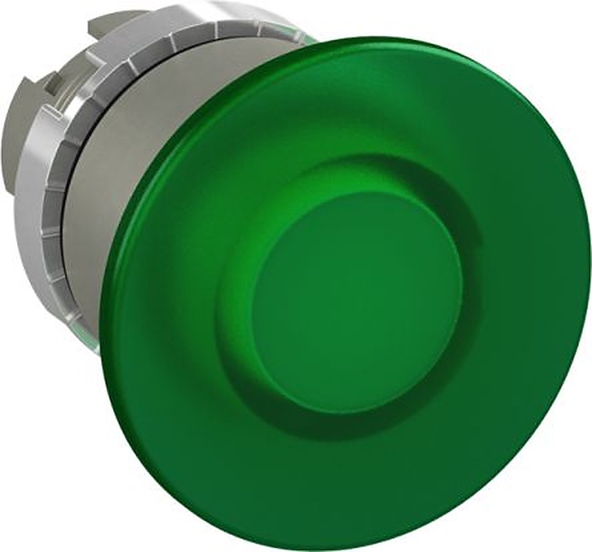 ABB 1SFA1 Series Green Momentary Push Button Switch, 40 mm Cutout, IP66