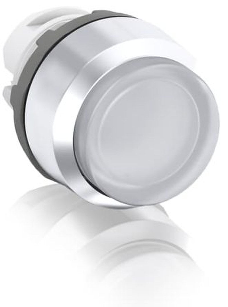 ABB MP3 Series White Momentary Push Button Head, 22.5 mm Cutout, IP20, IP66
