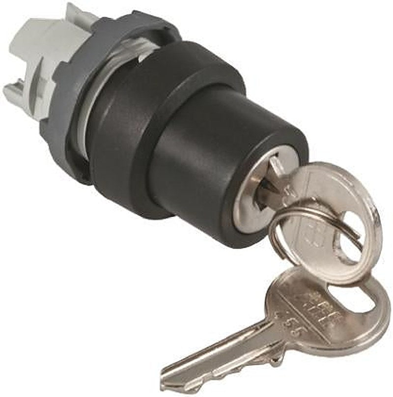 ABB ABB Modular 2-position Key Switch Head, Latching, 22 mm Cutout