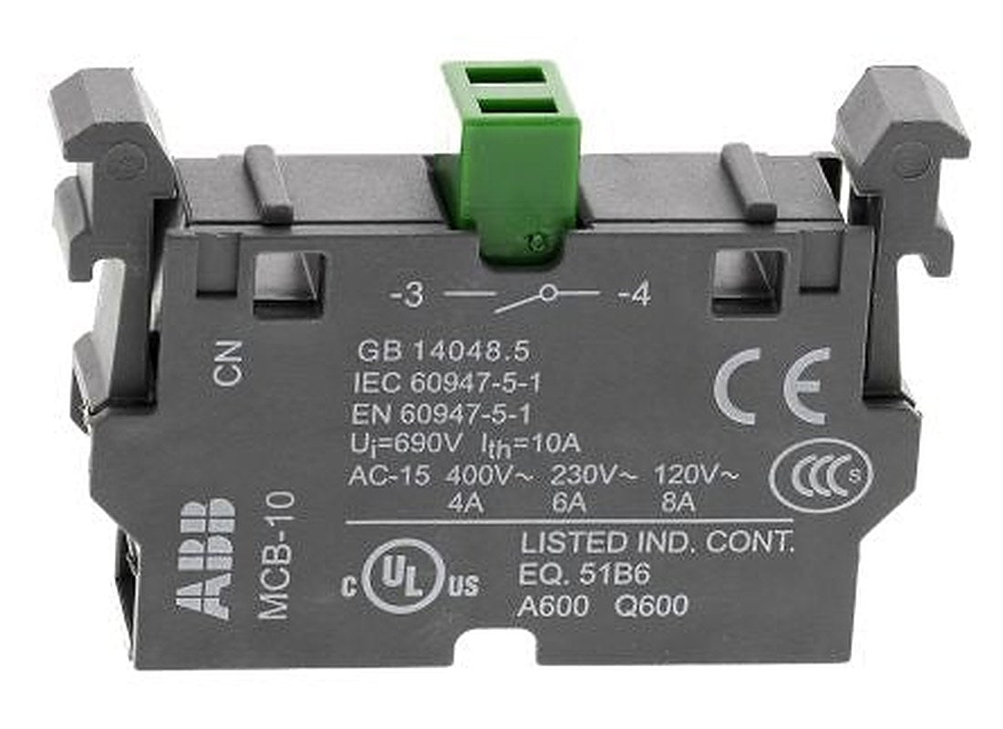ABB ABB Modular Series Contact Block, 690V, 1 NO