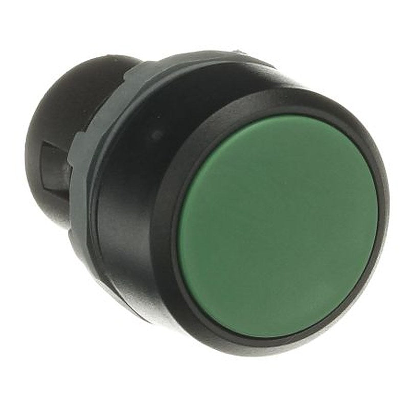 ABB KPR1 Series Green Momentary Push Button Head, 22.5 mm Cutout, IP66