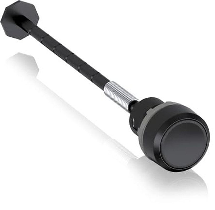 ABB KPR3 Series Black Momentary Push Button Head, 22.5 mm Cutout
