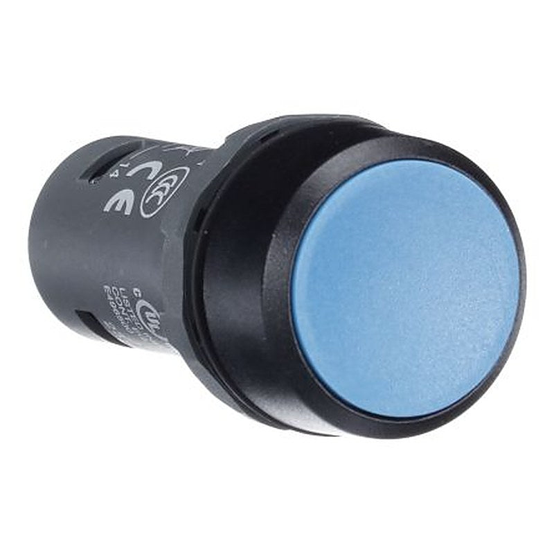 ABB Compact Series Push Button Switch, Maintained, Panel, 22 mm Cutout, SPST, IP20, IP66, IP67, IP69K, 125 V