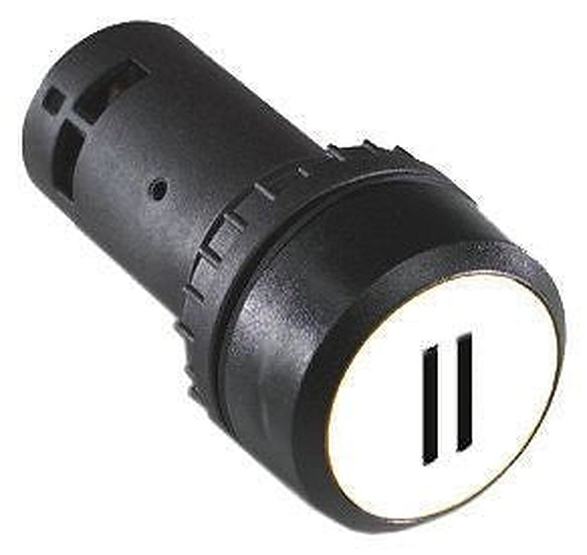 ABB Compact Series Illuminated Push Button Switch, Momentary, Panel, 22 mm Cutout, SPST, IP69K