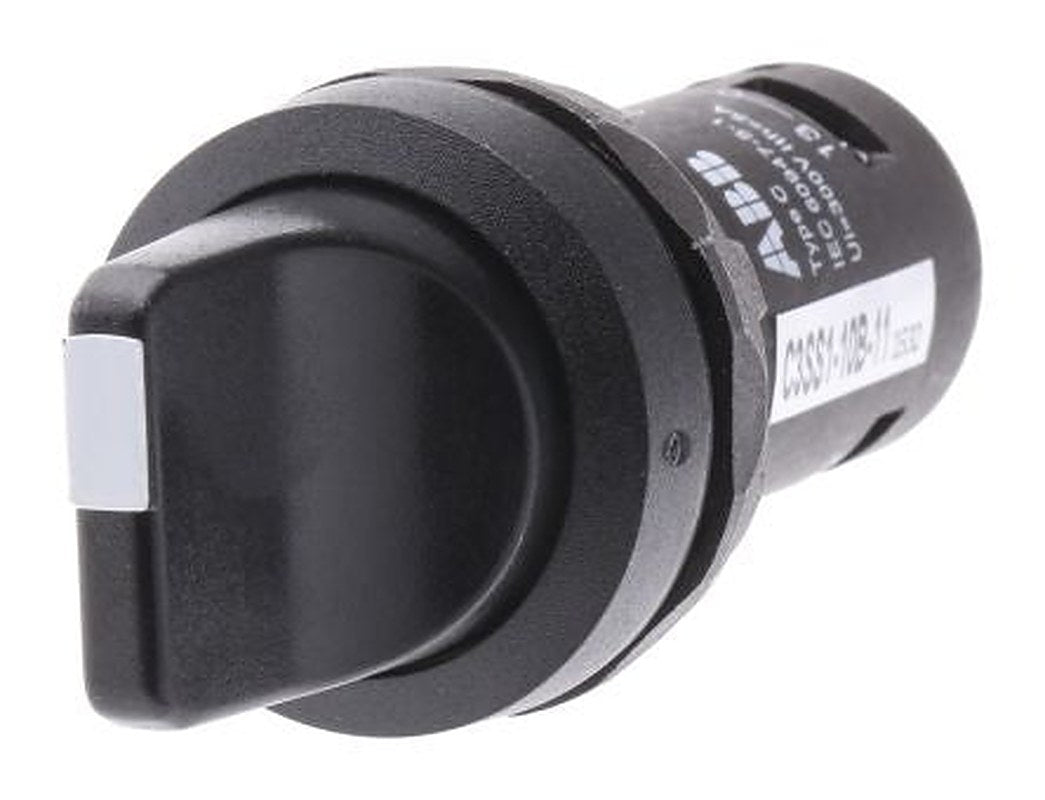 ABB Short Handle Selector Switch - (SPDT) 30 mm Cutout Diameter 3 Positions