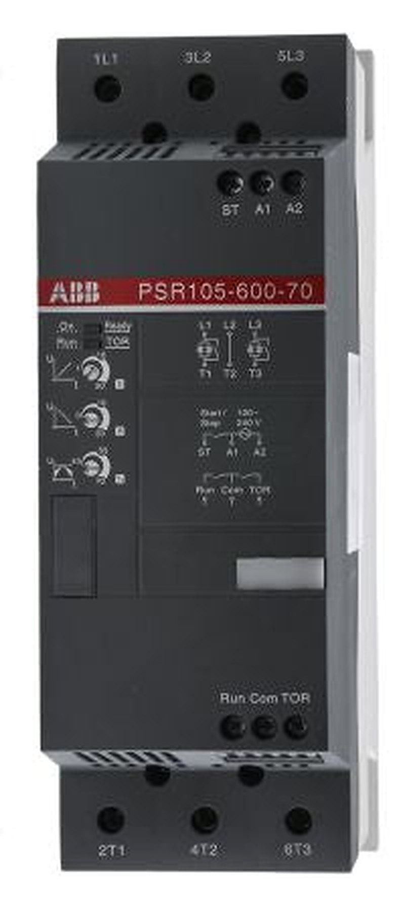 ABB PSR Soft Starter 600V ac, 55 kW, 3 Phase, IP20, IP10
