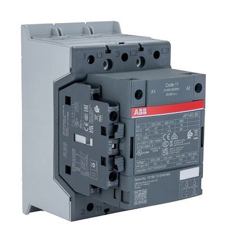ABB AF140 Contactor, 24V ac/dc Coil, 3-Pole, 200 A, 75 kW 60V, 3 NO, 690V ac