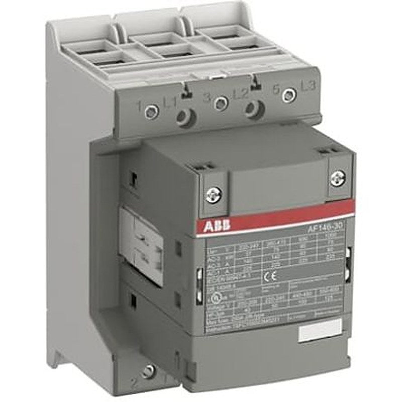 ABB 1SF Block Contactor, 130V ac/dc, 48 V ac/dc Coil, 3-Pole, 75 kW, 3 NO/0 NC