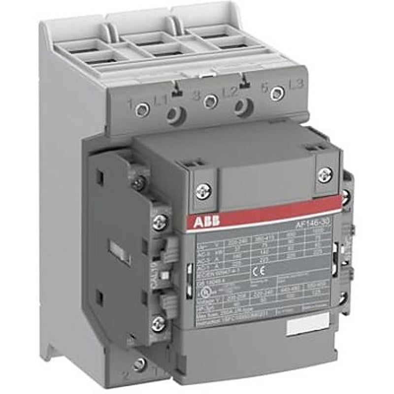 ABB 1SF Block Contactor, 130V ac/dc, 48 V ac/dc Coil, 3-Pole, 75 kW, 3 NO/0 NC