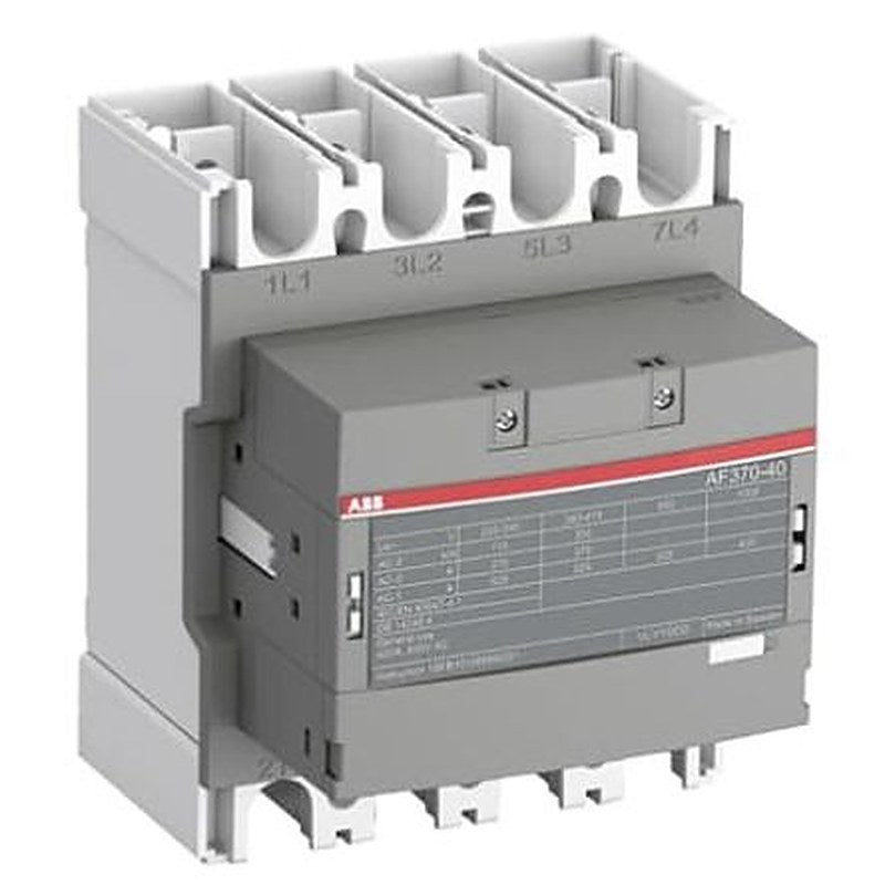 ABB 1SF Block Contactor, 20V ac/dc, 60 V ac/dc Coil, 4-Pole, 200 kW, 4 NO