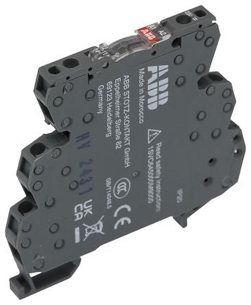 ABB R600 Series Interface Relay, DIN Rail, 230V ac/dc Coil, SPDT, 3.5mA