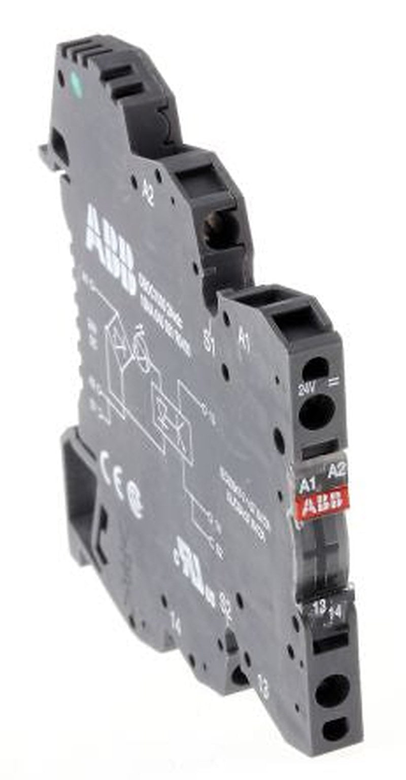 ABB R600 Series Solid State Relay, 12 A Load, DIN Rail Mount, 400 V ac Load, 24V dc Control