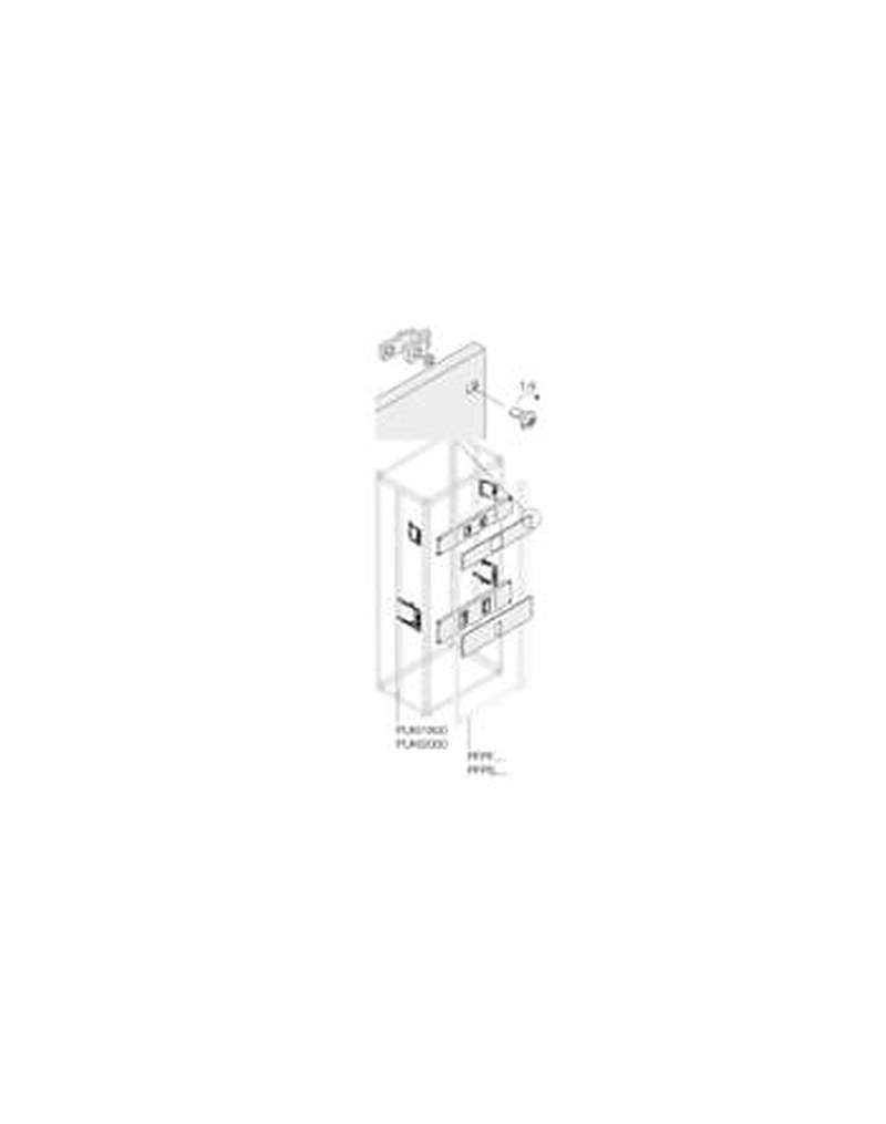 ABB 1STQ Series Pickled Steel Sheet Installation Kit for Use with Modular Boards - System Pro E Power 795 mm x 200 mm x