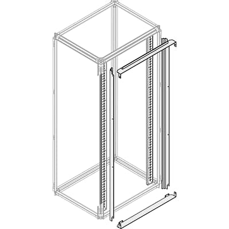 ABB 1STQ Series Pickled Steel Sheet Frame for Use with Modular Boards - System Pro E Power 1810 mm x 1.8 m x 600mm