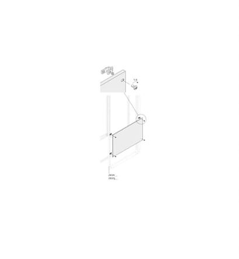 ABB PPFB Series RAL 7035 Light Grey Pickled Steel Sheet, 750 mm H, 340mm W, 400 mm D, 20 mm L, for Use with PPFB3580