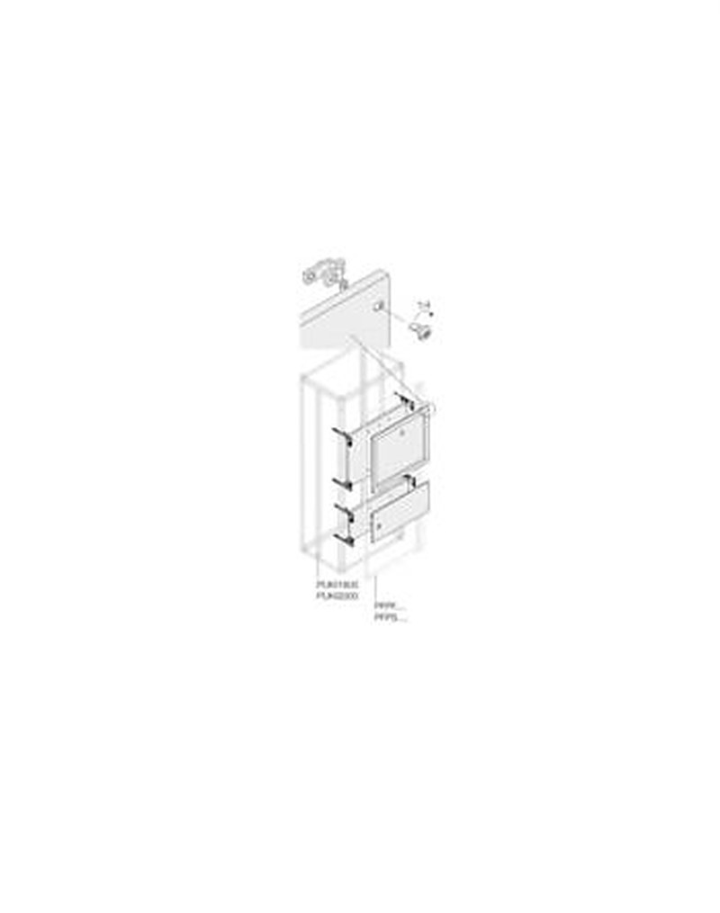 ABB 1STQ Series Pickled Steel Sheet Installation Kit for Use with Modular Boards - System Pro E Power x 500 mm x 800mm