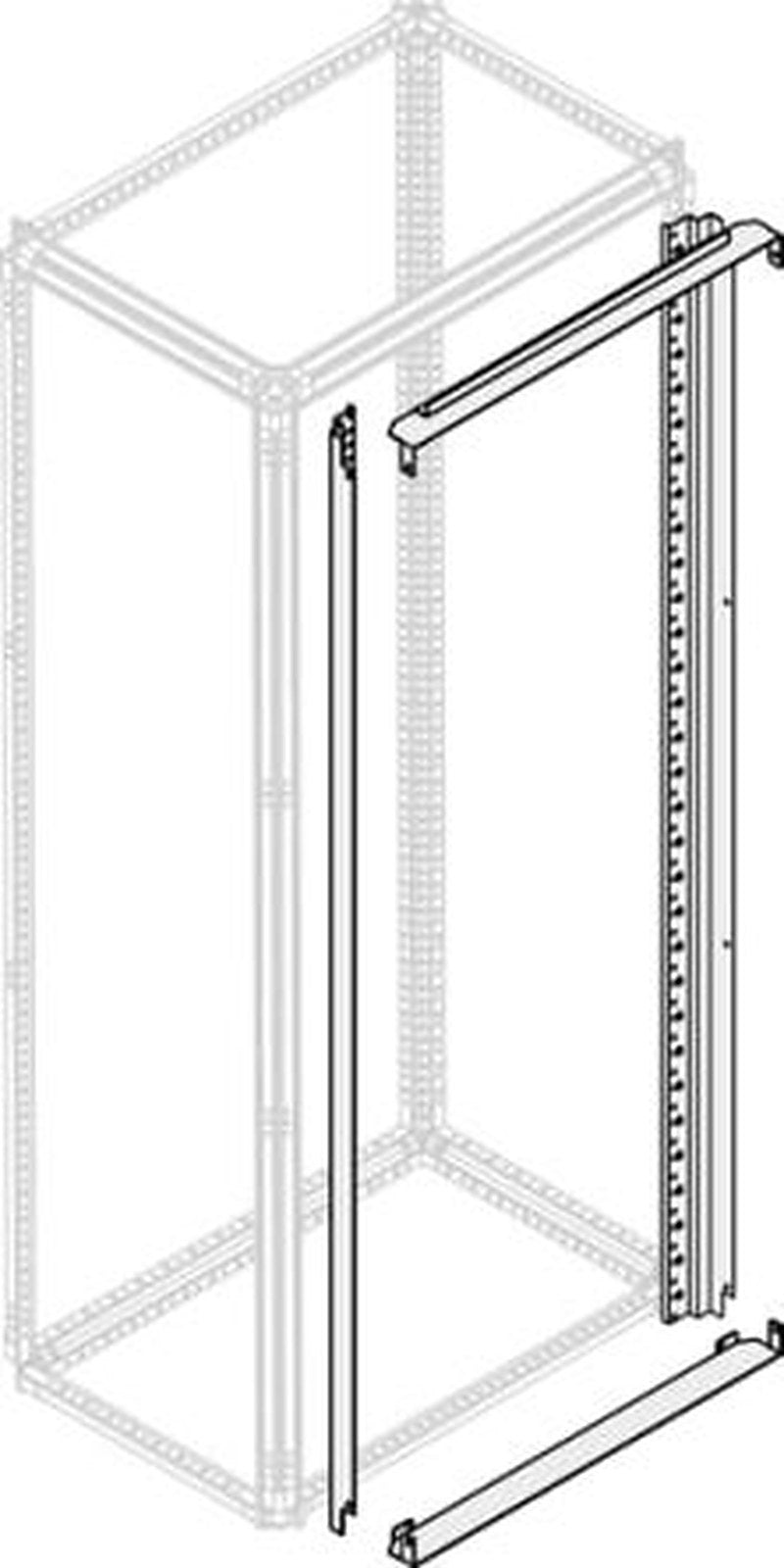 ABB 1STQ Series Pickled Steel Sheet Frame for Use with Modular Boards - System Pro E Power 1998 mm x 2 m x 400mm