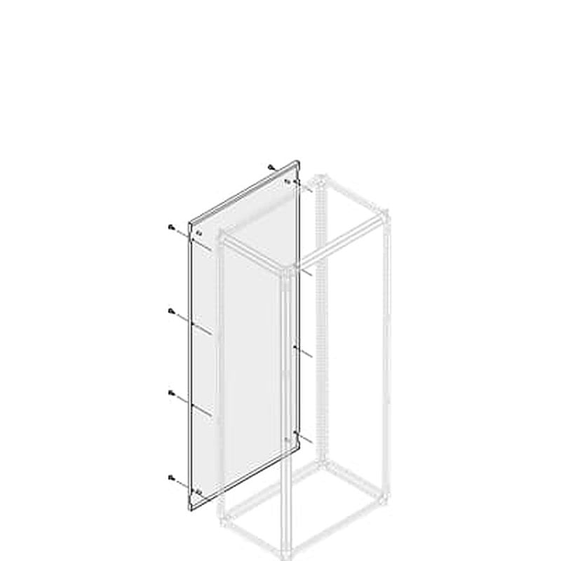 ABB 1STQ Series Pickled Steel Sheet Side Panel for Use with Modular Boards - System Pro E Power 1804 mm x 1.8 m x 600mm